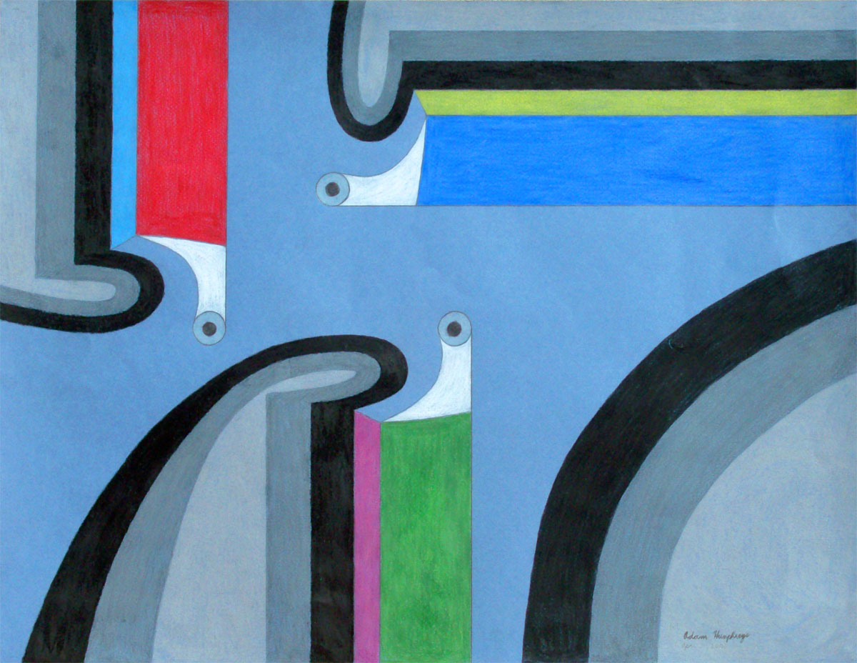 Creative drawing of student's own choice, pencil