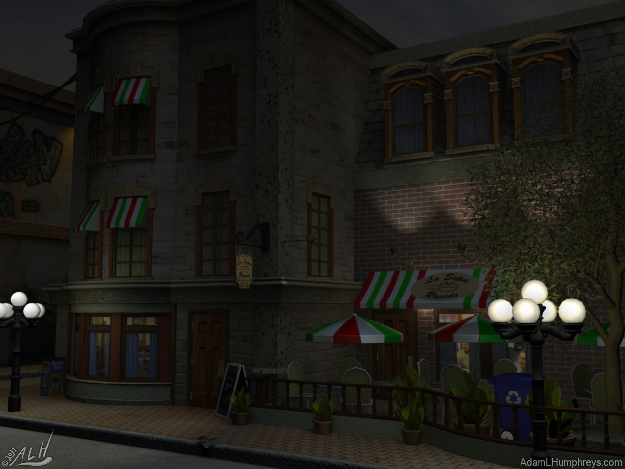 Fiinal Project Night with Ambient Occlusion